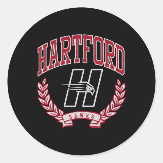 Hford Hawks Victory Runder Aufkleber (Vorderseite)