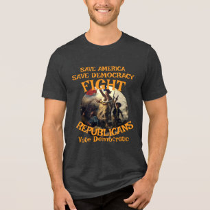 HG CBP FREIHEIT 250. JUBILÄUMSPARTY FEIERN T Tri-Blend SHIRT