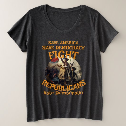 HG CBP GEMISCHTER MARTIAL ARTS KAFIGHT TRUMPS TEE (Design vorne)