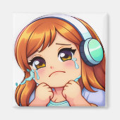 HG Emote: Official "Cry" Square Magnet (Vorne)