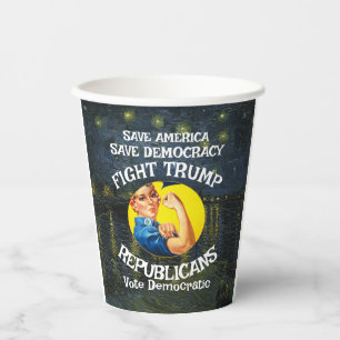 HG FV TRUMP TSA DOJ POLITISCHE KAMPAGNE 2026 2028  PAPPBECHER