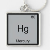 Hg - Merkur Funny Chemistry Element Symbol T-Shirt Schlüsselanhänger (Vorne)