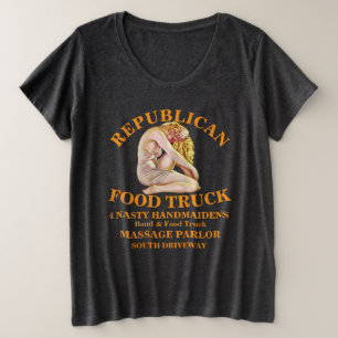 HG REPUBLIKANISCHE MASSAGE-SALON SCHMUTZIGE MAGD T GROßE GRÖßE T-Shirt
