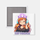 HG Veteran: Elite Crown Avatar Magnet (Vorderseite/Rückseite)