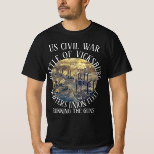 HG VICKSBURG US-BÜRGERKRIEG PORTER'S UNION-FLOTTE T-Shirt