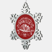 HGBC SCHNEEFLOCKEN Zinn-Ornament (Rechts)