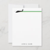 HH-60 Pave Hawk Hubschrauber Stripe Custom Notepad Mitteilungskarte (Vorderseite)