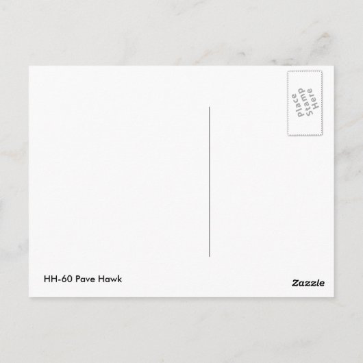 HH-60 Pave Hawk Postkarte (Rückseite)