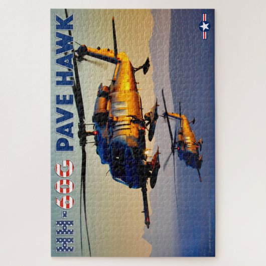HH-60G PAVE HAWK (20x30 INCH) Puzzle (Vertikal)