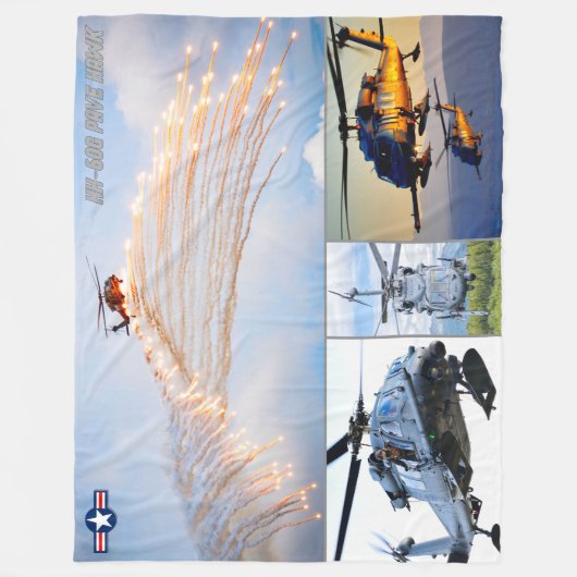 HH-60G PAVE HAWK FLEECEDECKE (Vorderseite)