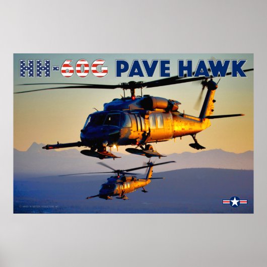 HH-60G PAVE HAWK POSTER (Vorne)