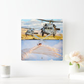 HH-60G PAVE HAWK QUADRATISCHE WANDUHR (Zuhause)