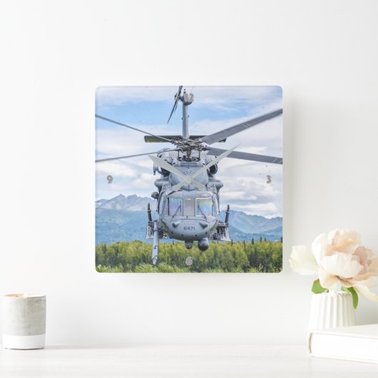 HH-60G PAVE HAWK QUADRATISCHE WANDUHR (Zuhause)