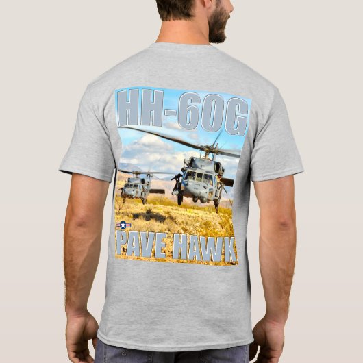 HH-60G PAVE HAWK T-Shirt (Rückseite)