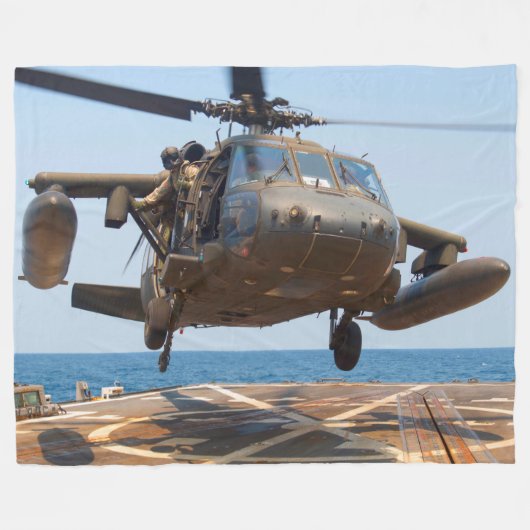 HH-60M SCHWARZHAWK FLEECEDECKE (Vorderseite (Horizontal))