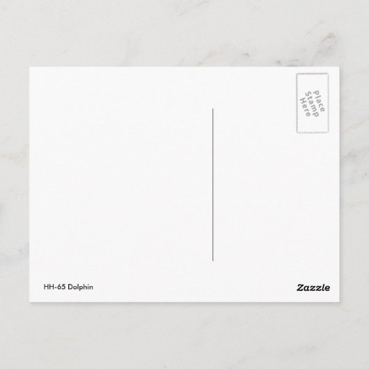 HH-65-Dolphin Postkarte (Rückseite)