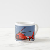 HH 65C Dolphin Helicopter Espresso Tasse (Vorderseite Rechts)