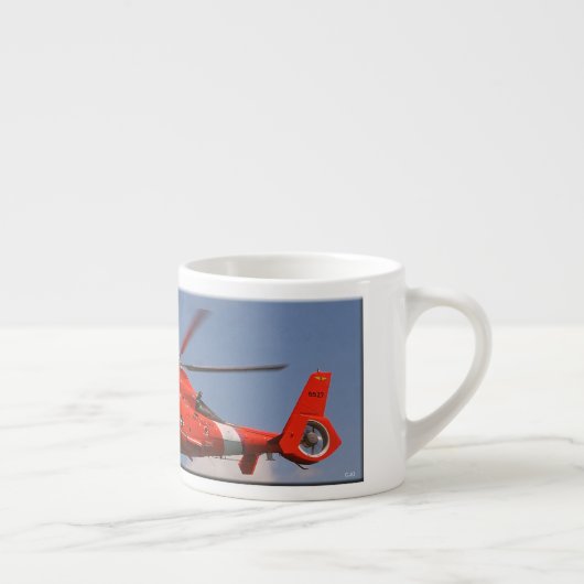 HH 65C Dolphin Helicopter Espresso Tasse (Rechts)