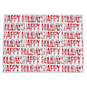 HH Against Snow Große Geschenktüte (Vorderseite)