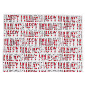 HH Against Snow Große Geschenktüte (Rückseite)