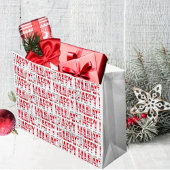 HH Against Snow Große Geschenktüte