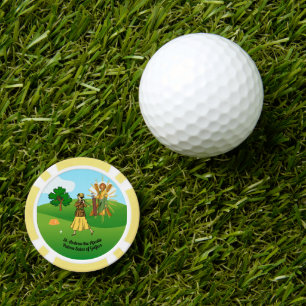 HH. Andreas und Judas mit 2 Golferinnen Pokerchips