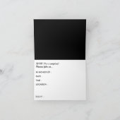 hh. es ist ein überraschendes Party! Einladung (Innenseite)