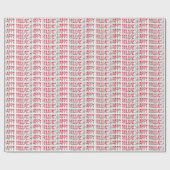 HH gegen Schnee Geschenkpapier (Flach)