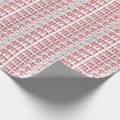 HH gegen Schnee Geschenkpapier (Ecke)