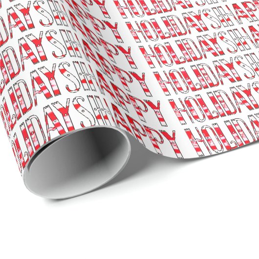 HH gegen Schnee Geschenkpapier (Rolleneckpunkt)