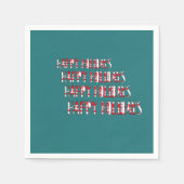 HH gegen Schnee Serviette (Vorderseite)