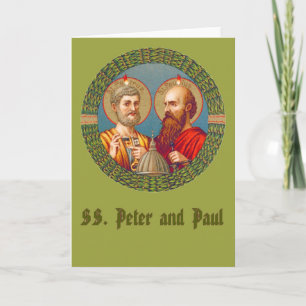 HH. Petrus und Paulus (JMAS 01) Leere Grußkarte Karte