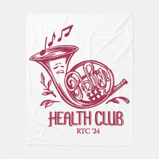 HHC (Französisches Horn) Blanket Fleecedecke (Vorderseite)