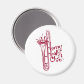 HHC (Trombone) Circle Magnet (Vorderseite/Rückseite)
