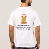 HHCF/Chesspark Schach-Könige Event T-Shirt (Rückseite)