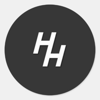 HHMFEWT Logo-Aufkleber Runder Aufkleber
