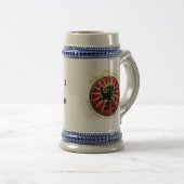 HHOD - Füllen Sie mit clanner Rissen - Stein Bierglas (VorderseiteRechts)