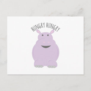 Hhungry Hippo Postkarte