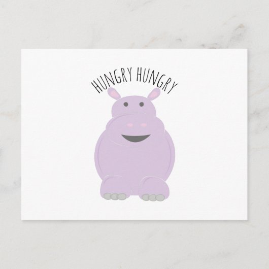 Hhungry Hippo Postkarte (Vorderseite)