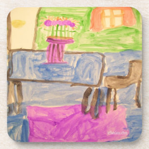 HI54ART™ Aquarelldrucke Getränkeuntersetzer