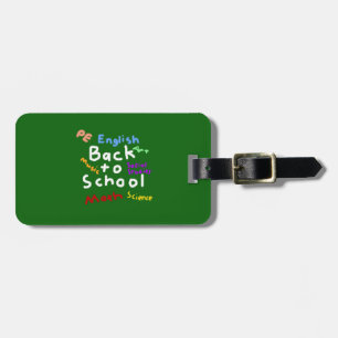 HI54EDU zurück zu Schule Gepäckanhänger
