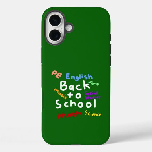 HI54EDU Zurück zur Schule Case-Mate iPhone Hülle (Rückseite)