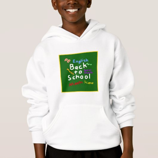 HI54EDU Zurück zur Schule Hoodie (Vorderseite)