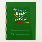 HI54EDU zurück zur Schule Planer (Vorderseite)