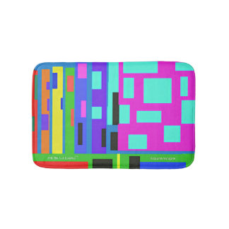 HI54Geo Geo Gebäude Badematte