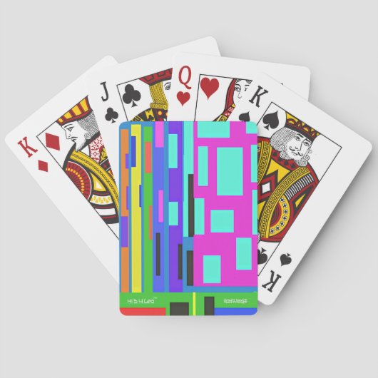 HI54GEO™ Geo-Gebäude Spielkarten (Rückseite)