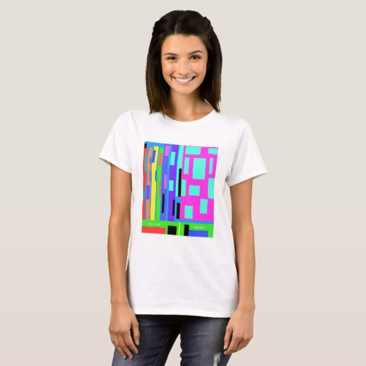 HI54GEO™ Geo-Gebäude T-Shirt (Vorne ganz)
