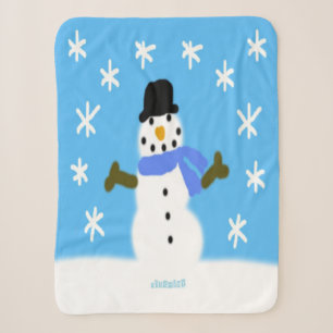 HI54WINT Snowie Der Snowboy Sherpadecke
