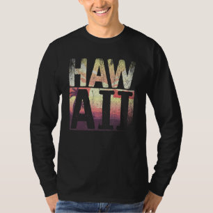 HI Aloha Hawaiian Beach Sommerurlaub Tropical H T-Shirt