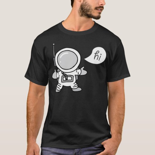 Hi Astronaut T-Shirt (Vorderseite)